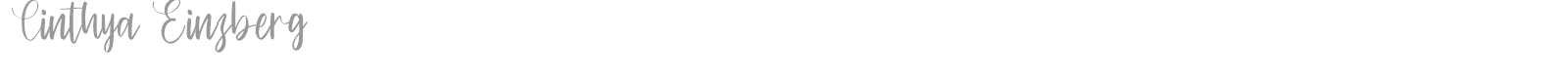 Cinthya Einzberg font preview
